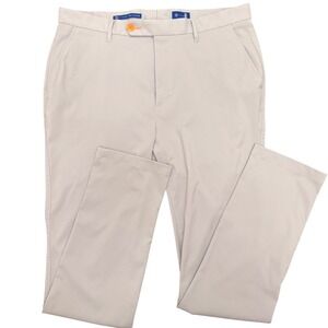 Stitch Golf Pants Mens 36x34 Light Gray Stitch's Britches Performance Trousers